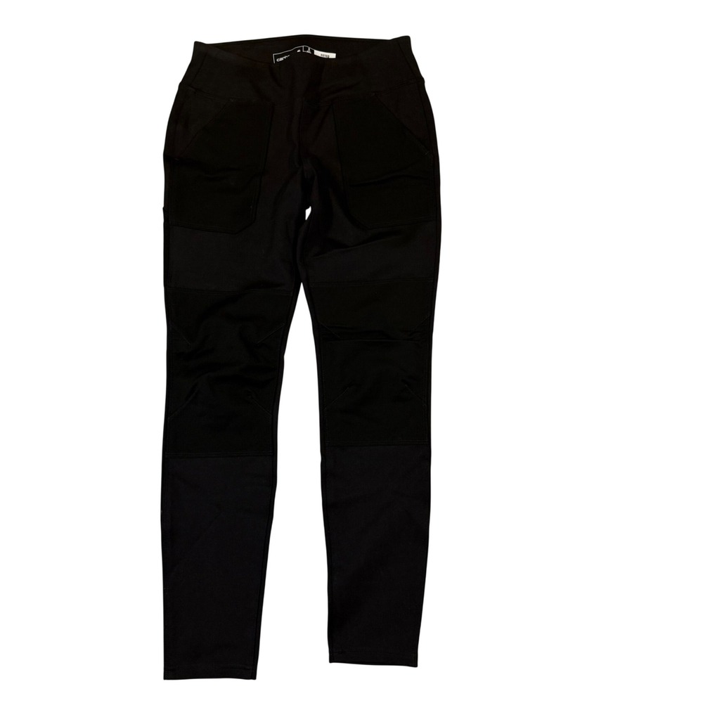 Carhartt Womens Black Fitted Work Utility Pants Leggings Size‎ S